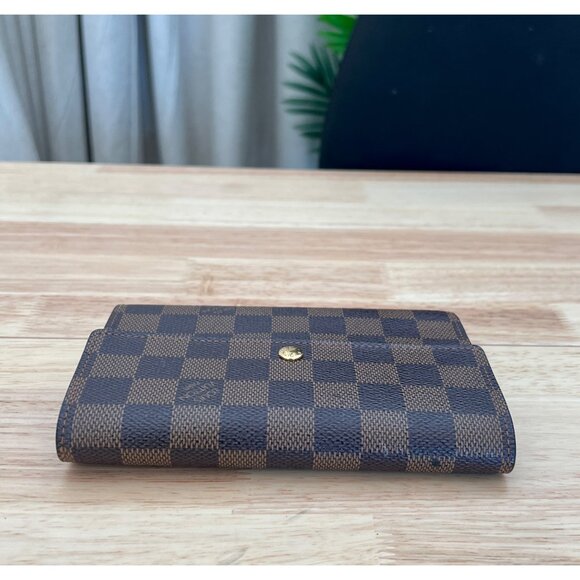 LOUIS VUITTON Tresor Etui Papier Trifold Wallet Damier Leather - Picture 6 of 14